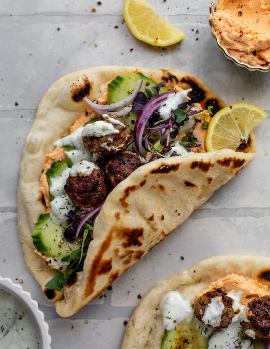 Quick & Healthy Lamb Kofta Wraps